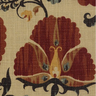 Фото Ткань портьерная с рисунком - Цветы - стиль Английский - Купить в Интернет-магазине