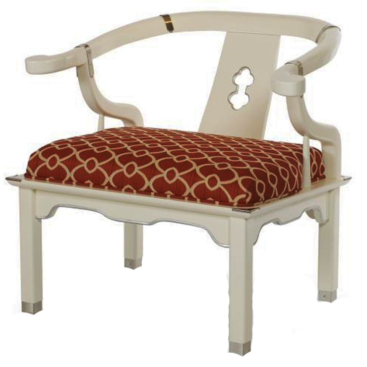 Фото Кресло на деревянной раме - стиль Transitional - Для прихожей - Купить в Интернет-магазине