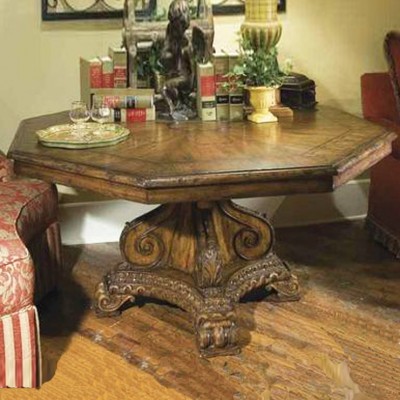 Фото Стол обеденный - стиль Роскошное шале - Для столовой - большие обеденные столы производства США - Habersham - Great Estates - Купить в Интернет-магазине