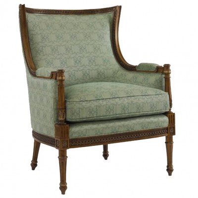 Фото Кресло на деревянной раме - стиль Американское наследство - Для гостиной - Купить в Интернет-магазине