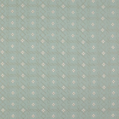 Фото Ткань портьерная с рисунком - Орнамент - стиль Английский - Бирюзовый - Купить в Интернет-магазине