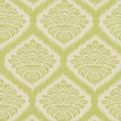 Фото Ткань портьерная с рисунком - Орнамент - стиль Американский - Зеленый - Купить в Интернет-магазине