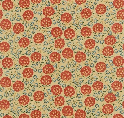 Фото Ткань портьерная с рисунком - Цветы - стиль Английский - Купить в Интернет-магазине