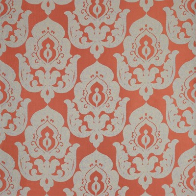 Фото Ткань портьерная с рисунком - Дамаск - стиль Современный - Красный - Купить в Интернет-магазине