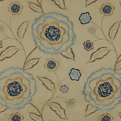 Фото Ткань портьерная с рисунком - Цветы - стиль Английский - Купить в Интернет-магазине