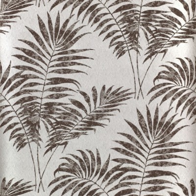 Фото Обои с рисунком - Растение - стиль Современный - Серебристые - Купить в Интернет-магазине