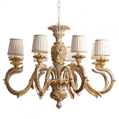 Фото Люстра - стиль Европейская классика - Деревянная - В наличии - Купить в Интернет-магазине