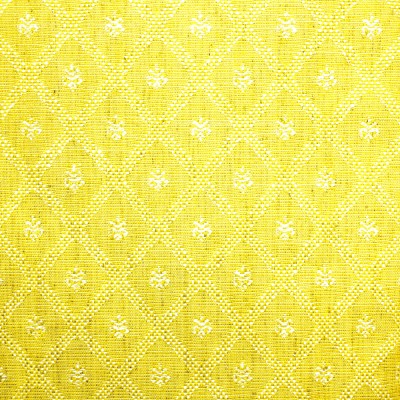 Фото Ткань портьерная с рисунком - Орнамент - стиль Английский - Желтый - Купить в Интернет-магазине
