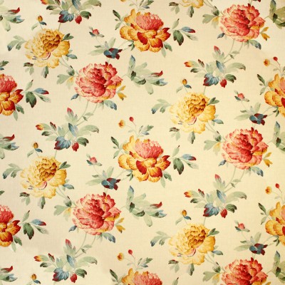 Фото Ткань портьерная с рисунком - Цветы - стиль Английский - Купить в Интернет-магазине