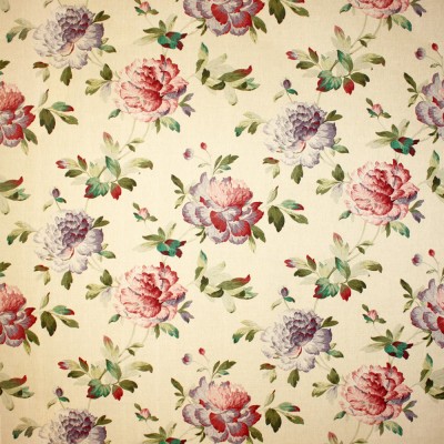 Фото Ткань портьерная с рисунком - Цветы - стиль Английский - Купить в Интернет-магазине