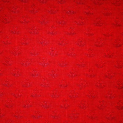 Фото Ткань портьерная с рисунком - Мелкий принт - стиль Английский - Красный - Купить в Интернет-магазине
