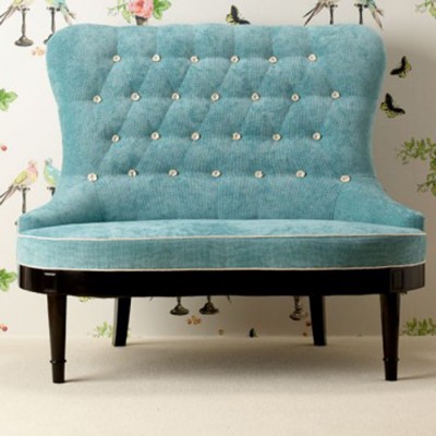 Фото Диван малый - стиль Nina Campbell - Для гостиной - Купить в Интернет-магазине
