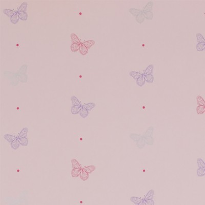 Фото Обои с рисунком - Детский рисунок - стиль Английская классика - Розовые - Купить в Интернет-магазине