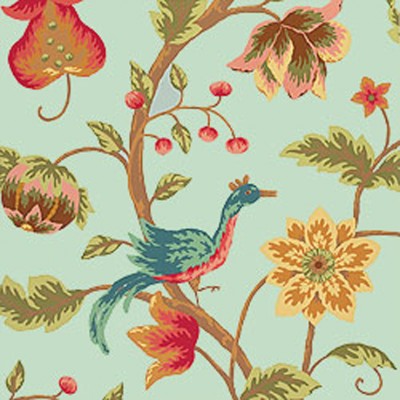 Фото Обои с рисунком - Анималистический принт - стиль Американский - Бирюзовые - Купить в Интернет-магазине