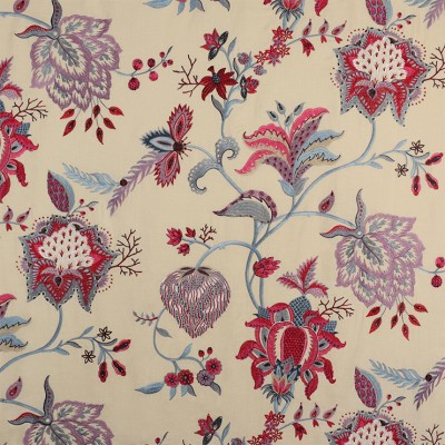 Фото Ткань портьерная с рисунком - Цветы - стиль Английский - Купить в Интернет-магазине