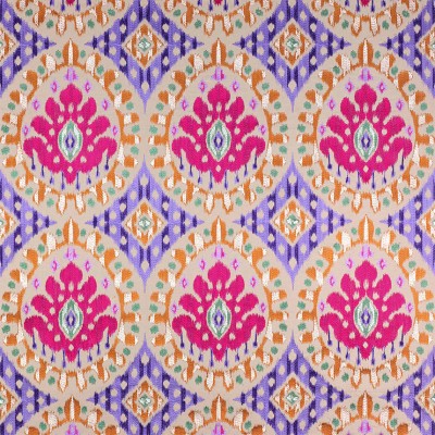 Фото Ткань портьерная с рисунком - Орнамент - стиль Европейский - Фиолетовый - Купить в Интернет-магазине