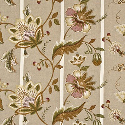 Фото Ткань портьерная с рисунком - Цветы - стиль Английский - Купить в Интернет-магазине