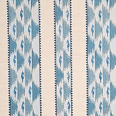 Фото Ткань портьерная с рисунком - Полоски - стиль Английский - Голубы - Купить в Интернет-магазине