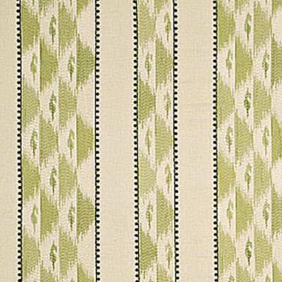 Фото Ткань портьерная с рисунком - Полоски - стиль Английский - Зеленые - Купить в Интернет-магазине