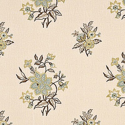 Фото Ткань портьерная с рисунком - Цветы - стиль Английский - Купить в Интернет-магазине