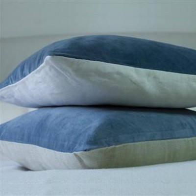 Фото Подушка декоративная - стиль Английский - Синяя - Купить в Интернет-магазине