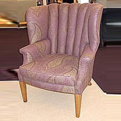 Фото Кресло обитое - стиль Английская классика - Для гостиной - удобное кресло производства США - Clock House Furniture - Traditional bench upholstery - Купить в Интернет-магазине