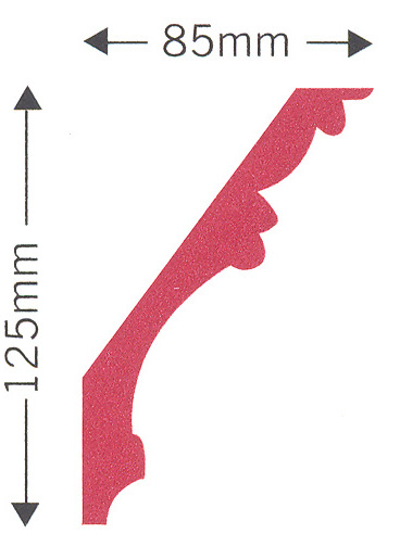 Фото Карниз гипсовый - стиль Английский - Купить в Интернет-магазине