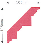 Фото Карниз гипсовый - стиль Английский - Купить в Интернет-магазине