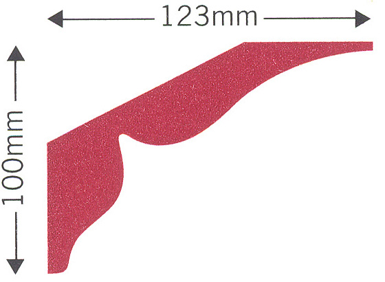 Фото Карниз гипсовый - стиль Английский - Купить в Интернет-магазине