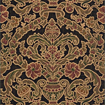 Фото Обои с рисунком - Дамаск - стиль Американский - Черные - Купить в Интернет-магазине