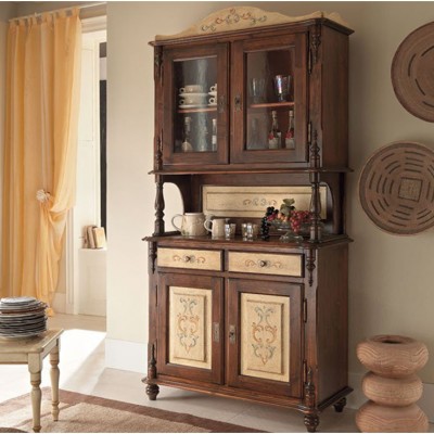 Фото Витрина узкая - стиль Тоскана - Для столовой - Купить в Интернет-магазине
