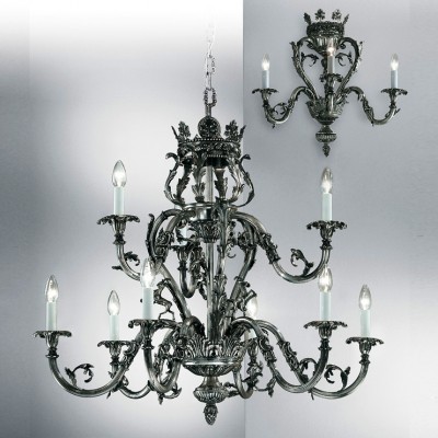 Фото Люстра - стиль Английская классика - Металлическая - Купить в Интернет-магазине