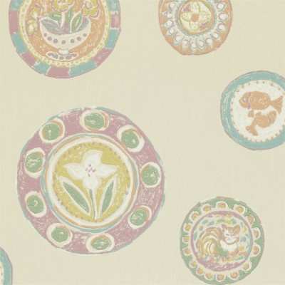 Фото Обои с рисунком - Крупный декор - стиль Английская классика - Светло-серые - Купить в Интернет-магазине