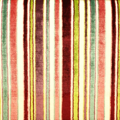 Фото Ткань портьерная с рисунком - Полоски - стиль Английский - Малиновые - Купить в Интернет-магазине