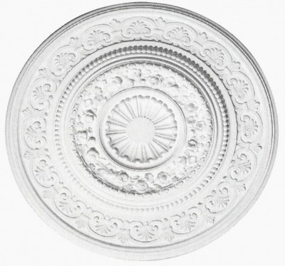 Фото Розетка потолочная гипсовая - стиль Английский - Купить в Интернет-магазине