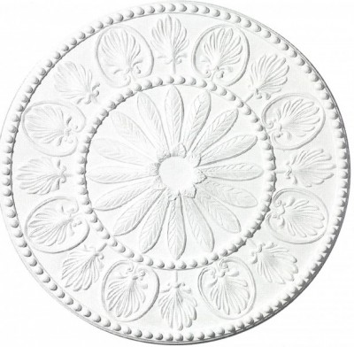 Фото Розетка потолочная гипсовая - стиль Английский - Купить в Интернет-магазине