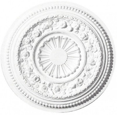 Фото Розетка потолочная гипсовая - стиль Английский - Купить в Интернет-магазине