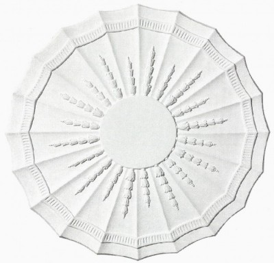 Фото Розетка потолочная гипсовая - стиль Английский - Купить в Интернет-магазине