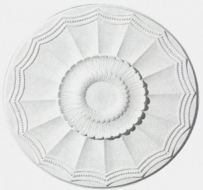 Фото Розетка потолочная гипсовая - стиль Английский - Купить в Интернет-магазине