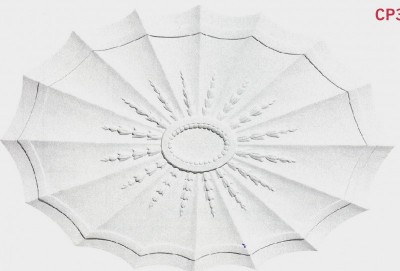 Фото Розетка потолочная гипсовая - стиль Английский - Купить в Интернет-магазине