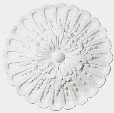 Фото Розетка потолочная гипсовая - стиль Английский - Купить в Интернет-магазине