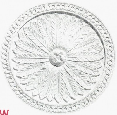 Фото Розетка потолочная гипсовая - стиль Английский - Купить в Интернет-магазине