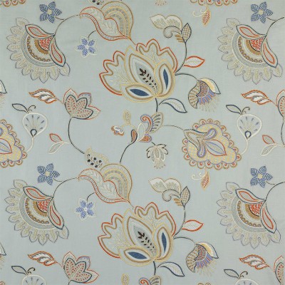 Фото Ткань портьерная с рисунком - Цветы - стиль Английский - Купить в Интернет-магазине