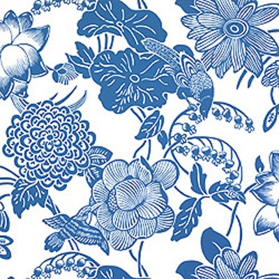 Фото Обои с рисунком - Цветы - стиль Американский - Белые - Купить в Интернет-магазине