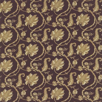 Фото Ткань портьерная с рисунком - Дамаск - стиль Английский - Черный - Купить в Интернет-магазине