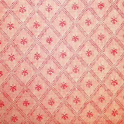 Фото Ткань портьерная с рисунком - Орнамент - стиль Английский - Розовый - Купить в Интернет-магазине