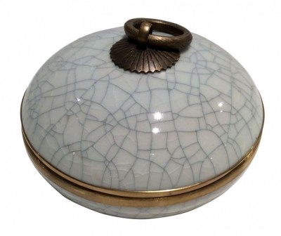 Фото Шкатулкa декоративная - стиль Классический - Керамическая - В наличии - Купить в Интернет-магазине