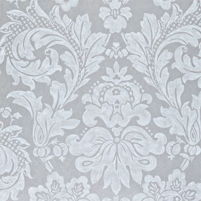 Фото Обои с рисунком - Дамаск - стиль Английская классика - Серые - Купить в Интернет-магазине