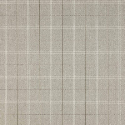 Фото Ткань портьерная с рисунком - Клетка - стиль Английский - Серая - Купить в Интернет-магазине