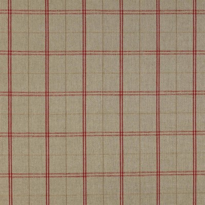 Фото Ткань портьерная с рисунком - Клетка - стиль Английский - Светло-коричневая - Купить в Интернет-магазине